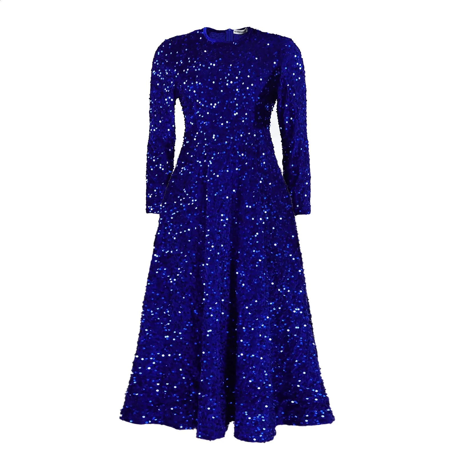 Elegant Women Cocktail Dress Long Sleeve Glittery Sequin Dresses Evening Party Gown for Wedding Banquet Formal Vestido De Fiesta 241220