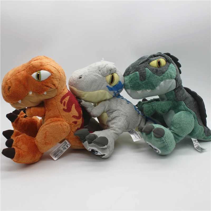 25cm Jurassic Dinosaur Plush Toy Lifelike Triceratops Ankylosaur Stegosaur T-rex Pterosaur Dragon Doll Cartoon Soft Kids Gift X241227
