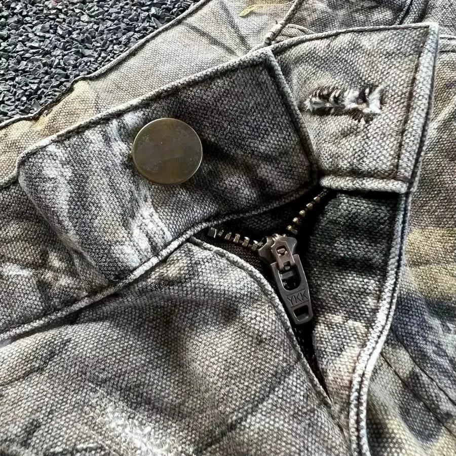 Y2K Baggy Pants Camouflage Pattern Printed High Street Hip Hop Sweat Pants Men Oversized Unisex Casual Camo Trousers Streetwear 241226