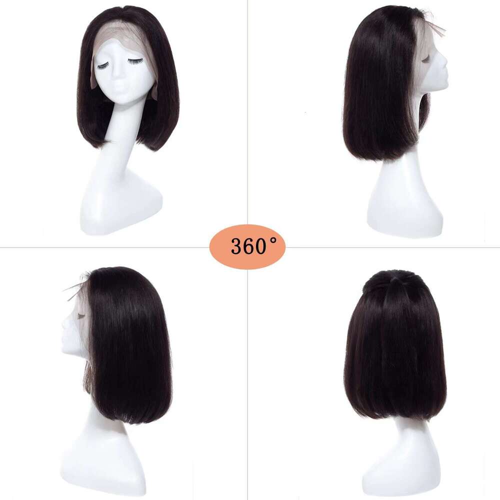 Full Human 13 * 4Bobo Front Lace Headband, Wig, Long Straight Hair Headband Kq2 Kq2