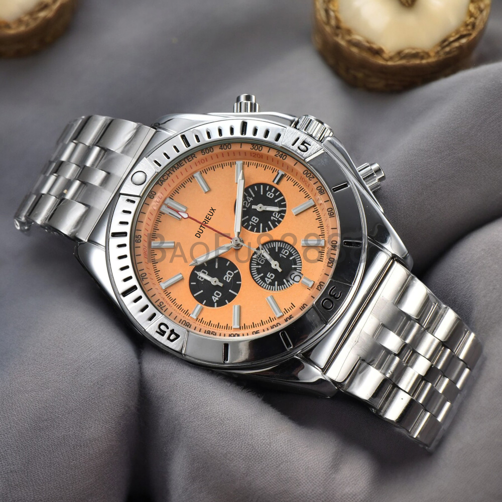 Hot Popular 3eyes Luxury Watches for Men Quartz Wristwatch Hot Sale Automatic Date Daily Waterproof Designer Multifunction Male Clocks for Super Gift Wholesale