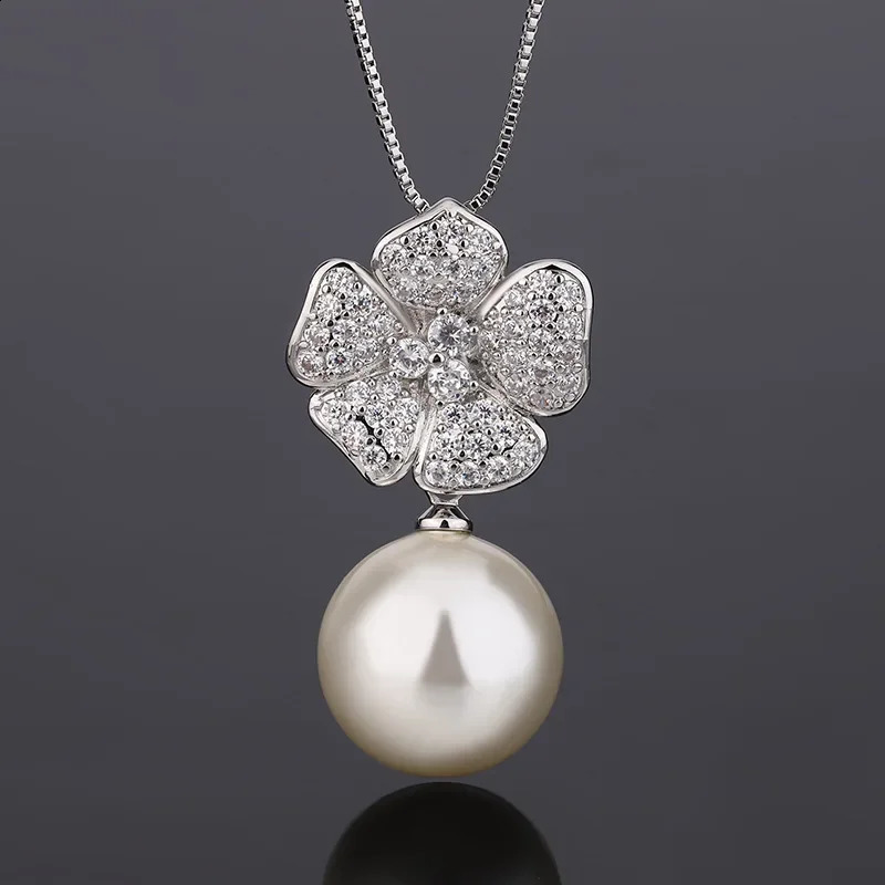 jewelry 18K gold plated pearl fashion flower fashion set 16mm14mm gemstone jewelry 241226