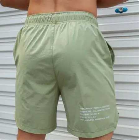 2024 New Men Gym Fitness Loose Shorts Bodybuilding Joggers Summer Quick-dry Cool Short Pants Male Casual Beach Brand Sweatpants W250705