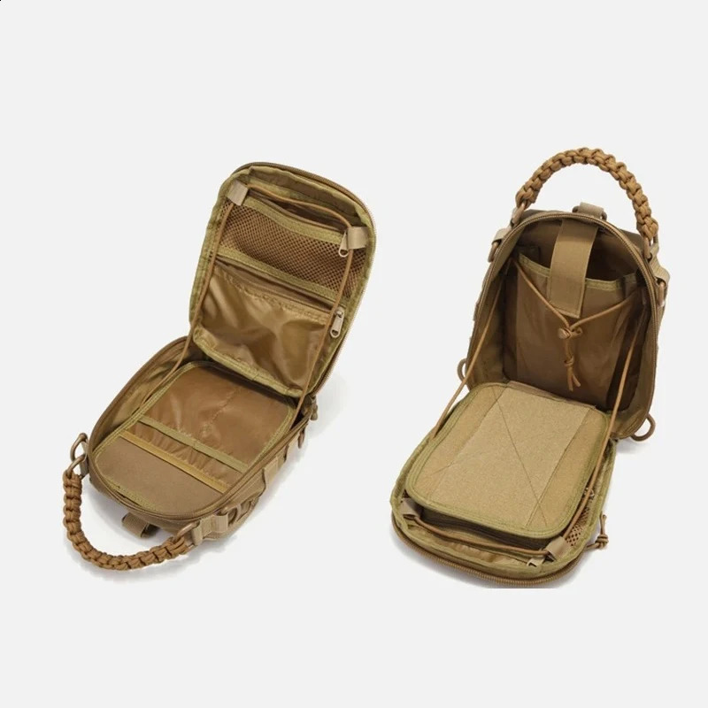 Outdoor Backpacking Sports Travel Chest Bag Mens shoulder bag Crossbody bag Hiking hiking shoulder bag Hiking camping gear 241228