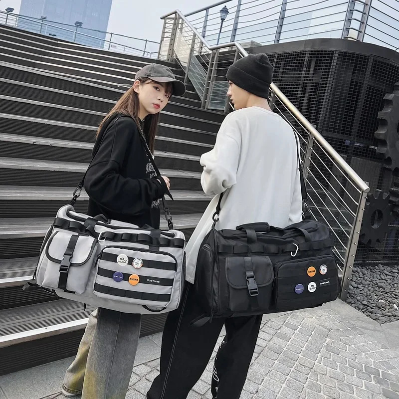 Functional Highcapactiy Waterproof Travel Backpack Men Women Fitness Sport Techwear Crossbody Bags School University Bag 241223