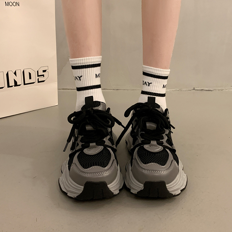 Free shipping new designer casual shoes for womens mens ladies Mesh surface women Platform running breathable sneakers outdoor sports trainers