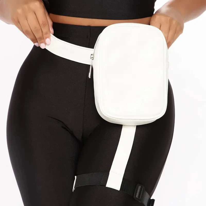 Fashion Trendy Stylish Women Waist Leg Belt Leather Cool Girl Bag Fanny Pack for Outdoor Hiking Motorcycle 241227