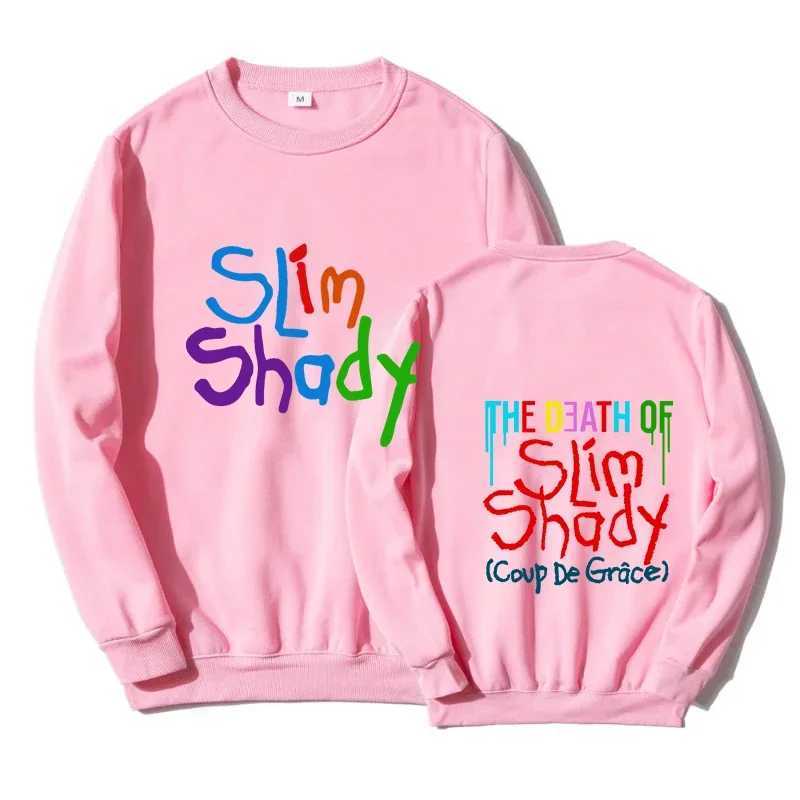 Hot Eminems new album The Death of Slim Shady Renaissance mens solid sportswear Harajuku Spring Autun unisex graphic pullers X2412281