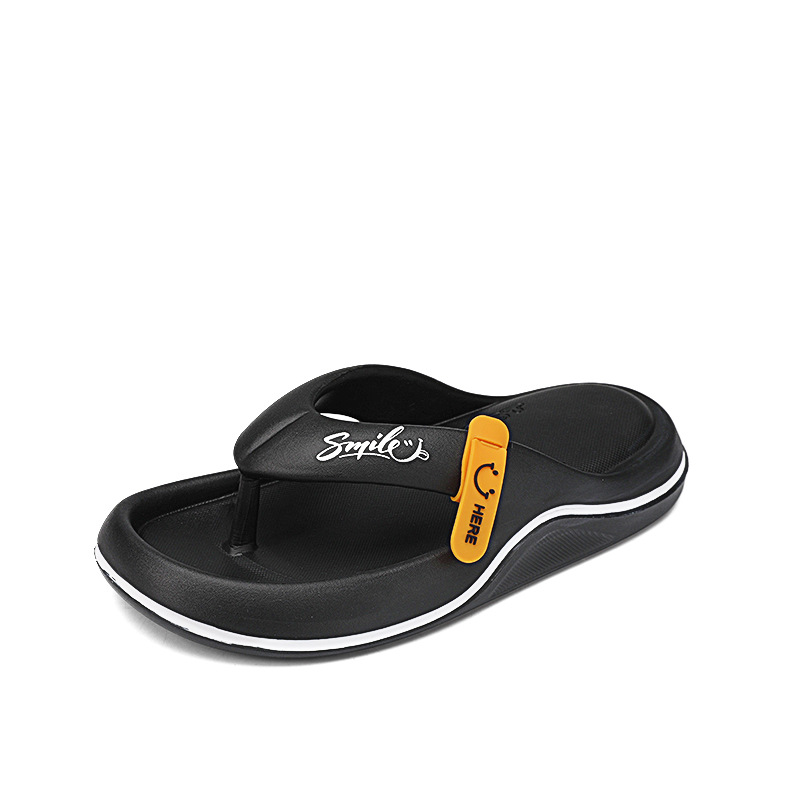 Men Slippers Flat Bottom Summer Outdoor Seaside Beach Wear Plus Size Flip-flops Versatile Triple Black White Khaki Free shipping