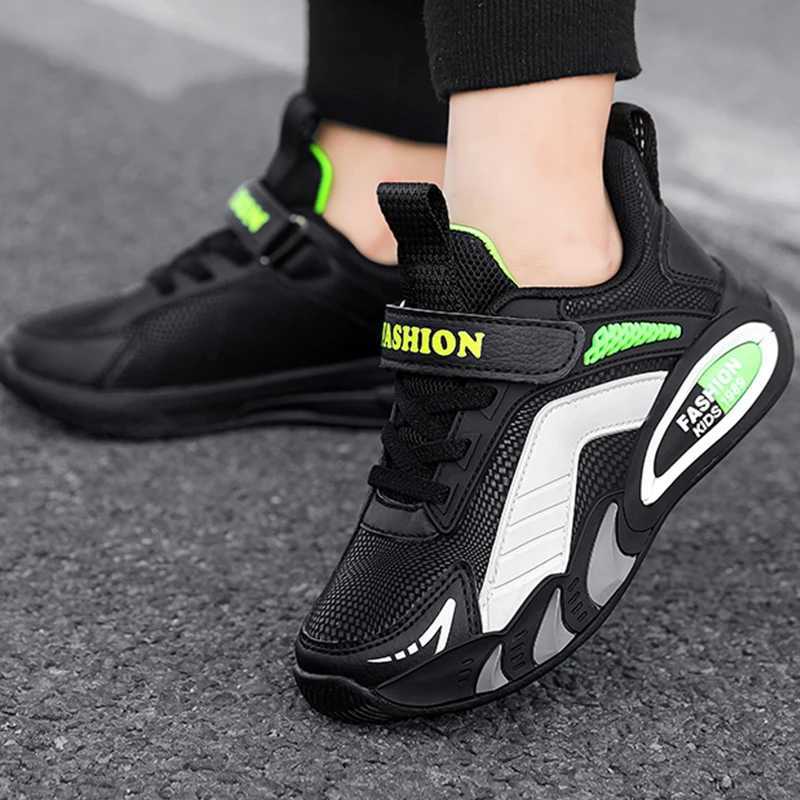 Childrens Casual Shoes Fashion Mesh Breathable Running Shoes Field Cushioning Sports Basketball Shoes for Kids Sneakers W241228