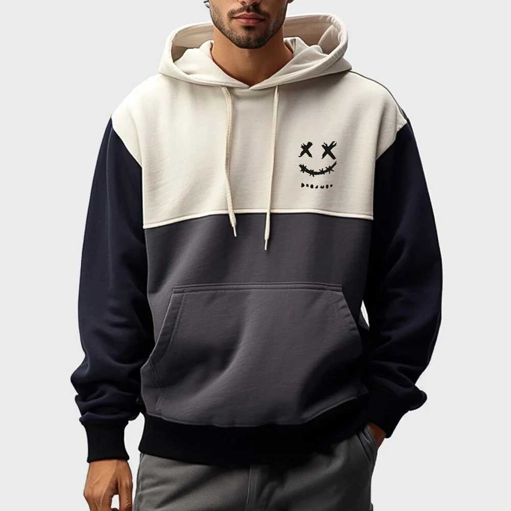 Vintage Mens Hoodie Sweatshirt Hooded Cartoon Graphic Print Daily Pullover Sports Streetwear Autumn Kids Clothing Hoodies X241228