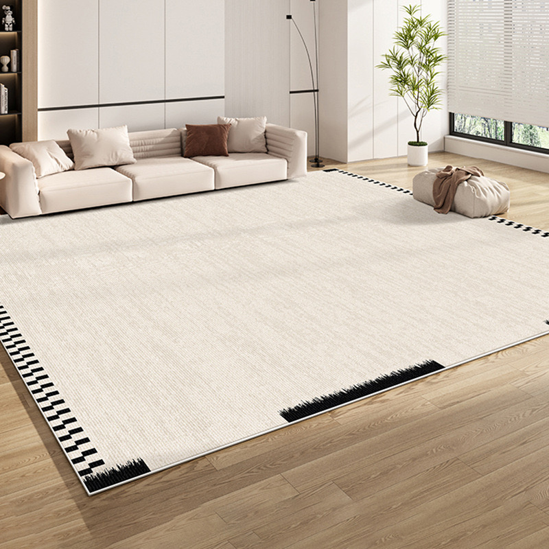 4785-69.99-YF-Beige Striped Minimalist Rug Comfortable Large Area Living Room Rugs Refreshing Bedroom