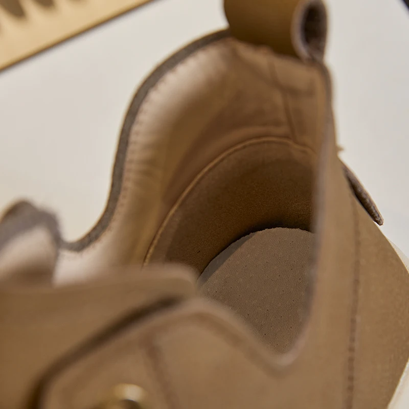 Spring and Autumn Women's Boots Flat Non-slip Female Shoes Large Size Fashion Women Ankle Boots