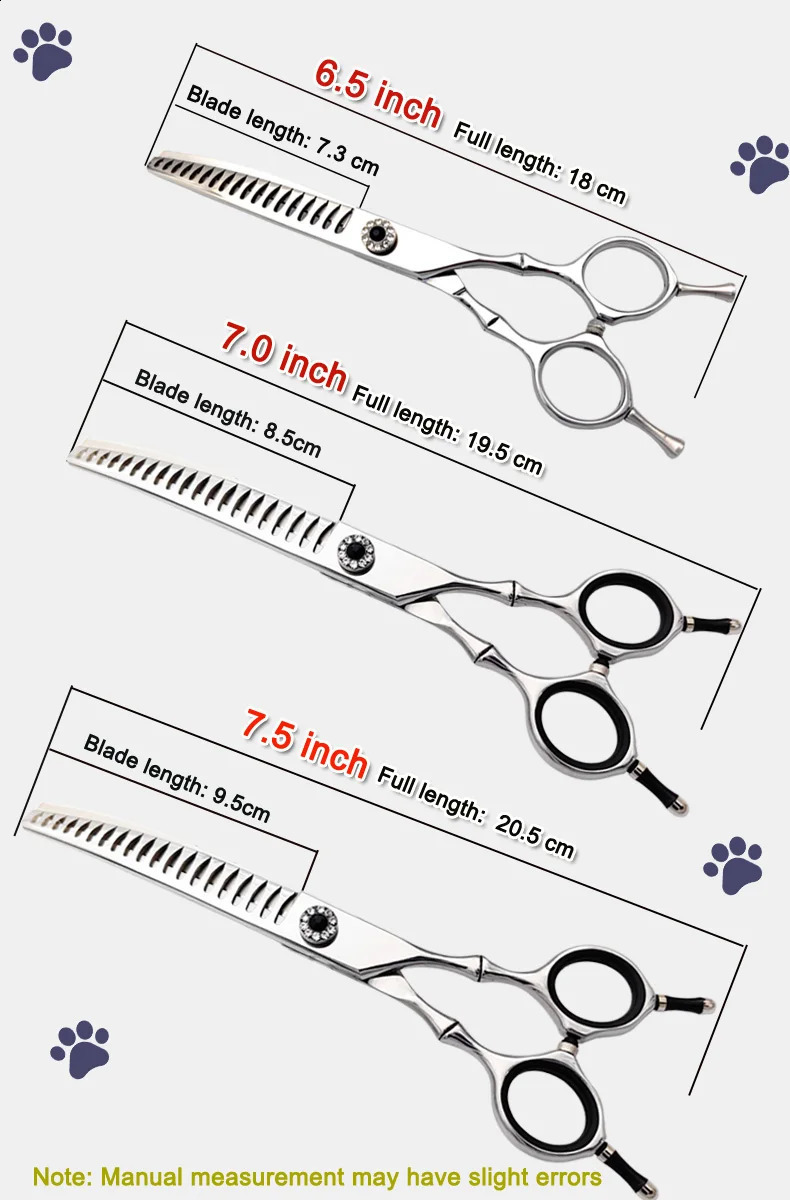High quality professional pet grooming scissors curved fishbone scissors 440C alloy steel dog grooming and hair trimming tool 241224