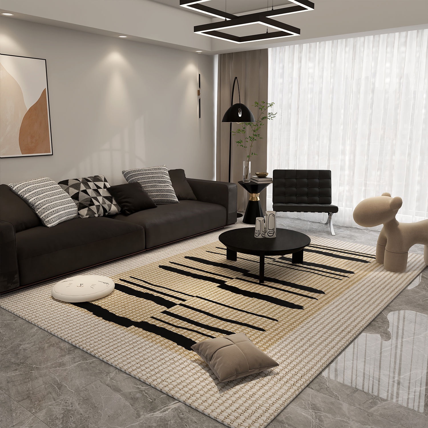4832-29.88-PDD-Living Room Carpets Comfortable Refreshing Bedroom Decoration Rugs
