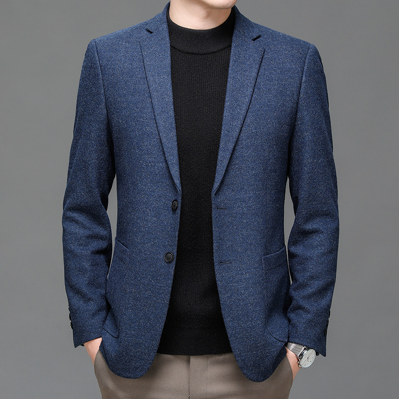 K845 Men's Formal Three-Piece Suit - Large Size Groomsmen Work Clothes Jacket Set