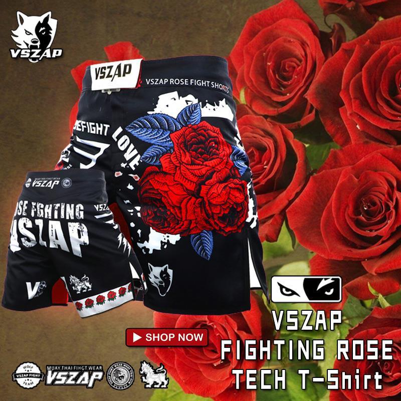 Fierce Wolf Breathable Fitness MMA Shorts Tiger Muay Thai Kickboxing Training Shorts muay thai Clothing Sanda Boxing Short