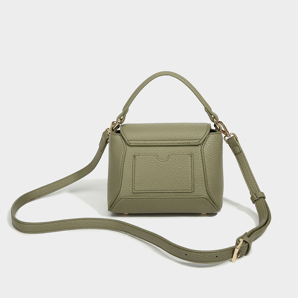 Mini Handbag 2024 Spring And Summer Fashion Litchi Pattern Shoulder Niche Simple Versatile High-End Crossbody Women's Bag