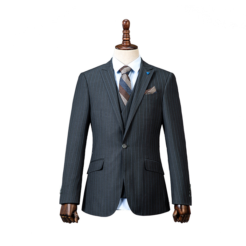 3667 Suit men groom best man wedding dress British style