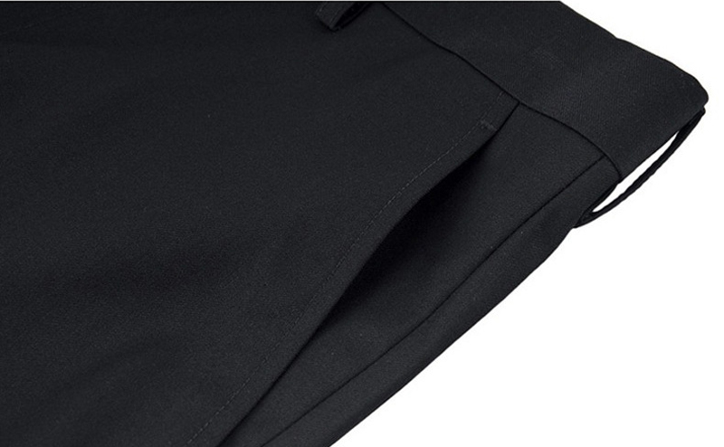 New Men's Dress Suit Pants Elastic Straight Formal Business Office Club Party Trousers for Men Solid Slim Casual Pants Oversize