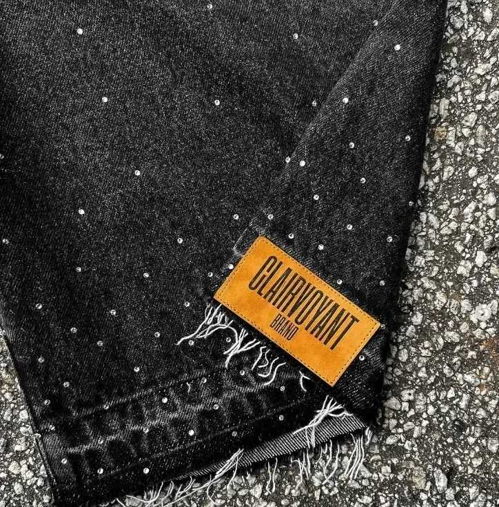 Letter patchwork embroidered jeans five-pointed star summer Harajuku rock hip-hop pants mens personalized design shorts W241228