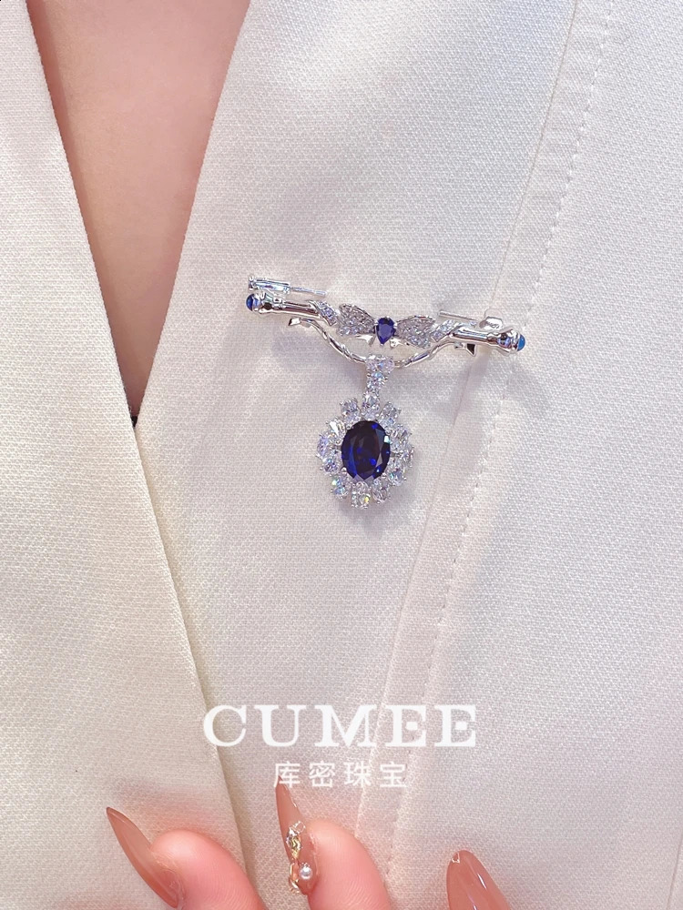 Cumee Universal Brooch for Women Button Multi Function Party Anniversary Gift 925 Silver Gold Plating 241227