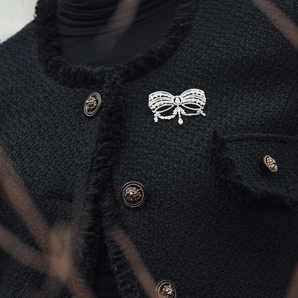 Wong Rain Romantic 100% 925 Sterling Sliver Lab Sapphire Gemstone Sparkling Elegant Bowknot Brooch Brooches Fine Jewelry Gifts 241227