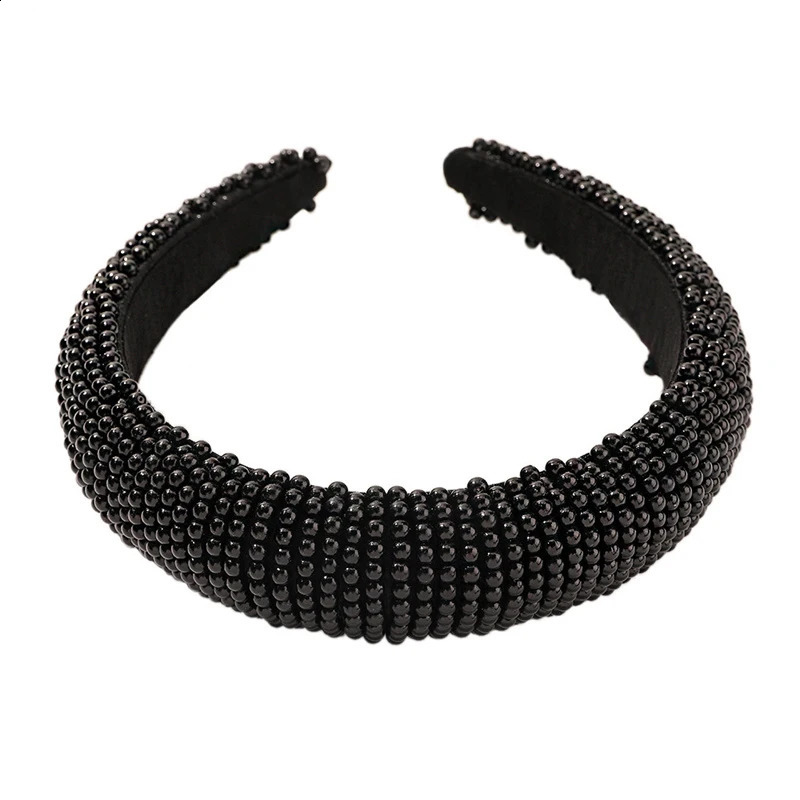 Pearl Wide Headbands For Women Girls Headwear Fashion Headbands Female Hair bands Head Hoop Hair Accessories 241223