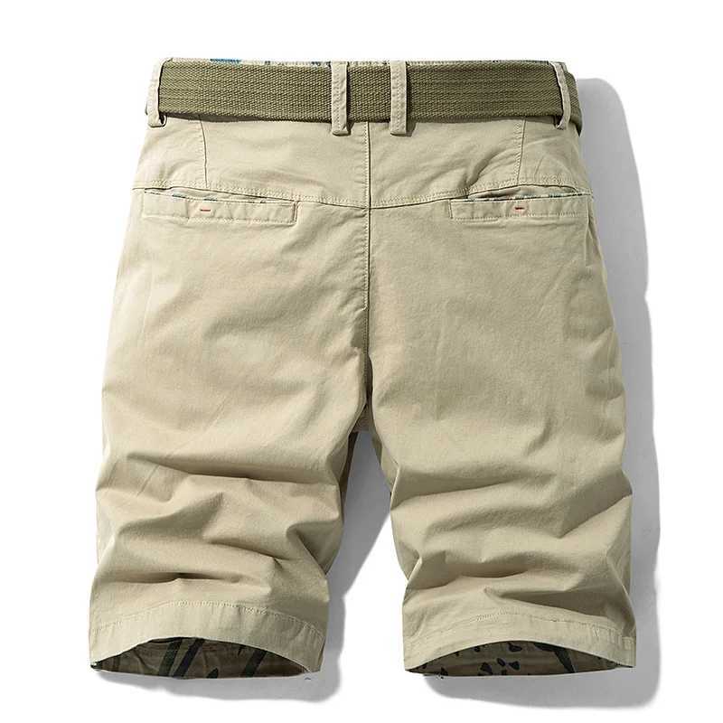 New Summer 00% Cotton Cargo Shorts Men Fashion Breeche Bermuda Beach Jogger Shorts Tactical Casual Shorts Male Dropshipping W250621