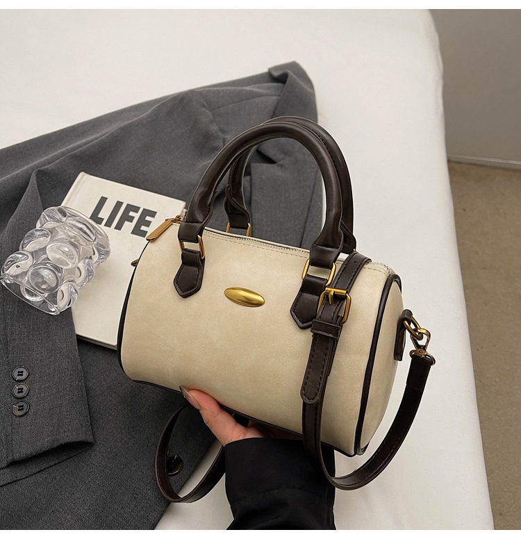 Free Shipping 2025 New Shoulder Bag Women s Flip Up Fashion Designer Trendy Crossbody Bag Black Brown Handbag Cylindrical Bag Casual Wallet Storage Ba