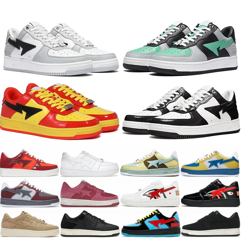 Shoes Designer for Stases Womens Black White Baby Blue Orange Camo Green Pastel Pink Nostalgic Mens Outdoor Trainers sneakers 36-45
