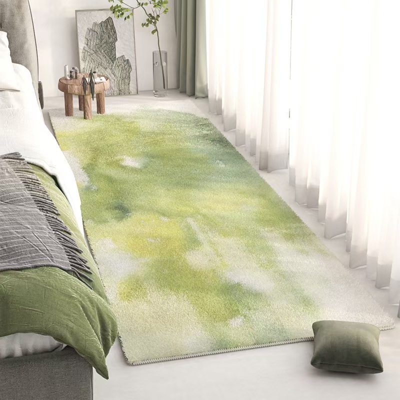 flower-3760-68-489- LLBB-Beige Minimalist Striped Carpet Large Area Living Room Carpets Comfortable Soft