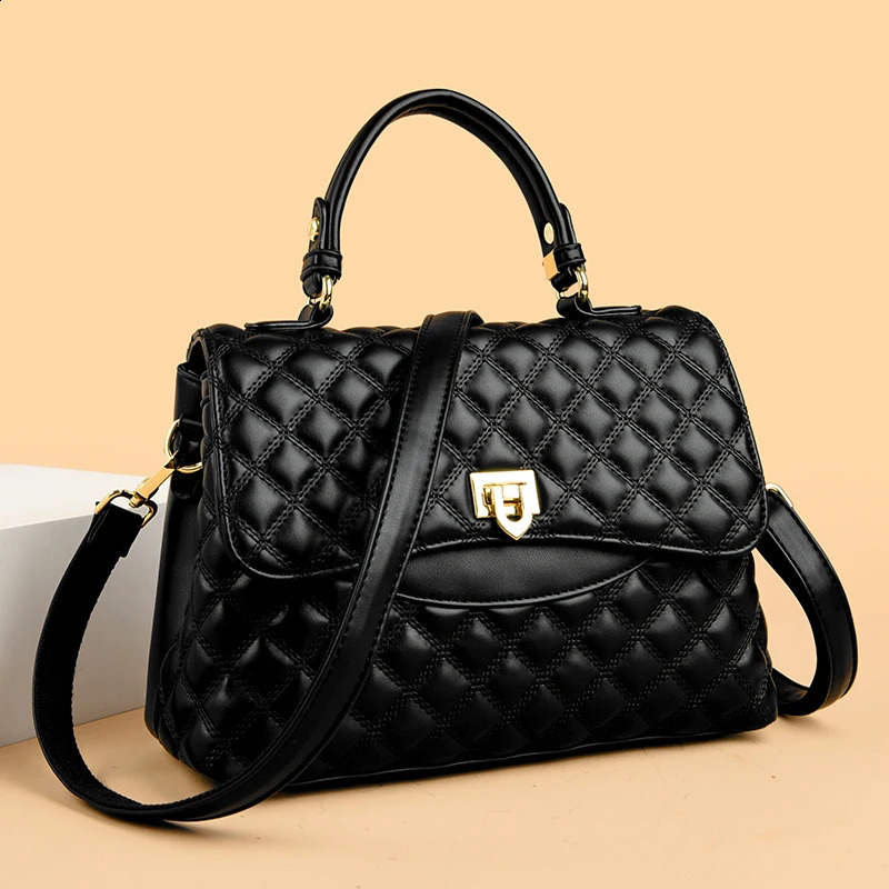 High Quality Soft Leather Bags Handbag Fashion Crossbody Shoulder Bag For Women Casual Purses And Handbags 241226