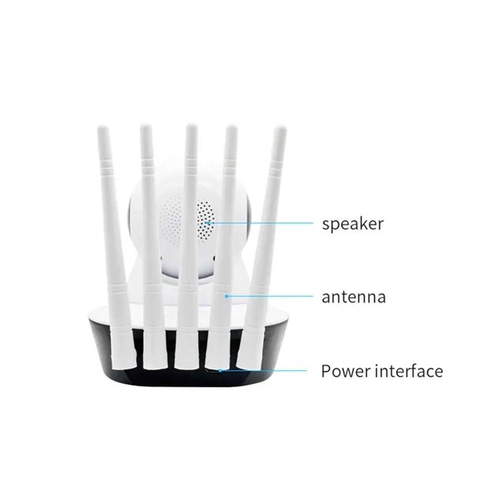 5 Antennas WiFI Camera Full Color HD Home Security Protection 360 Strong Signal Surveillance Webcam Baby Monitor PIX-LINK GT5XJ241228