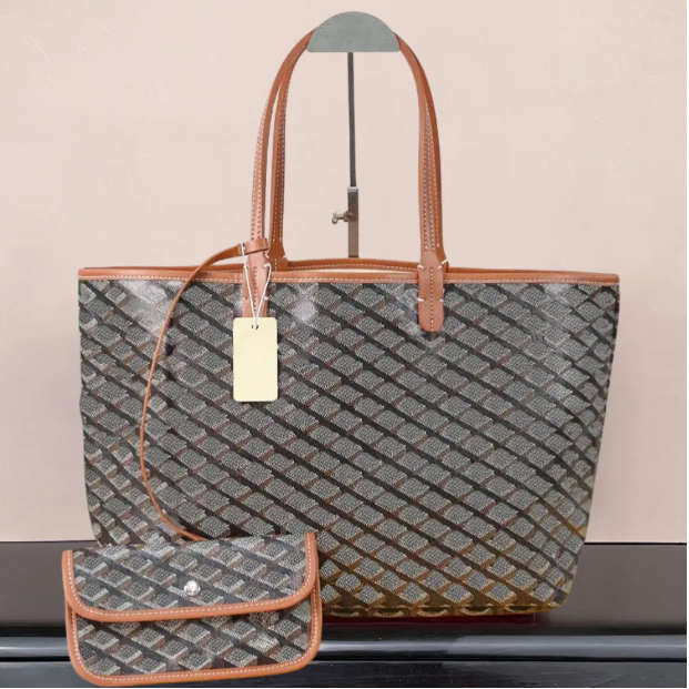 designer bag Fashion Handbag tote bag Wallet Leather Messenger Shoulder Carrying Handbag Womens Bag Large Capacity Composite Shopping Bag Plaid Double Letter a1