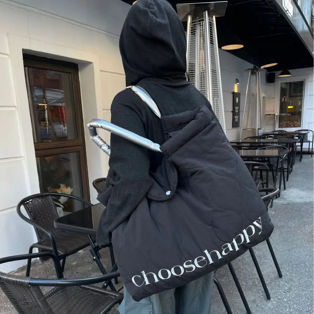 Large Capacity Pad Tote Women Shoulder Bag Soft Space Cotton Bags for Women Nylon Quilting Handbags Puffy Down Crossbody Bag 241227