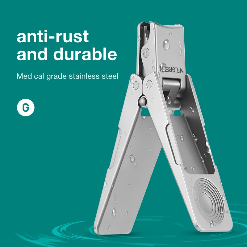 MR.GREEN Innovative Folding Nail Clippers Collapsible Deformation Stainless Steel Nail Scissors Portable Travel Manicure Tools 241223