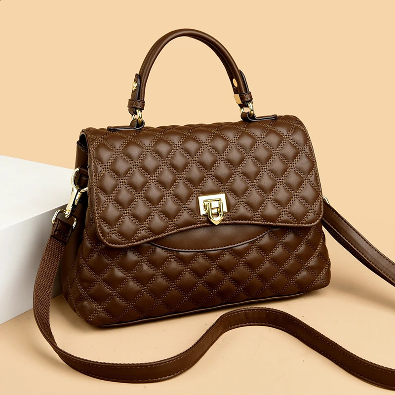 High Quality Soft Leather Bags Handbag Fashion Crossbody Shoulder Bag For Women Casual Purses And Handbags 241226