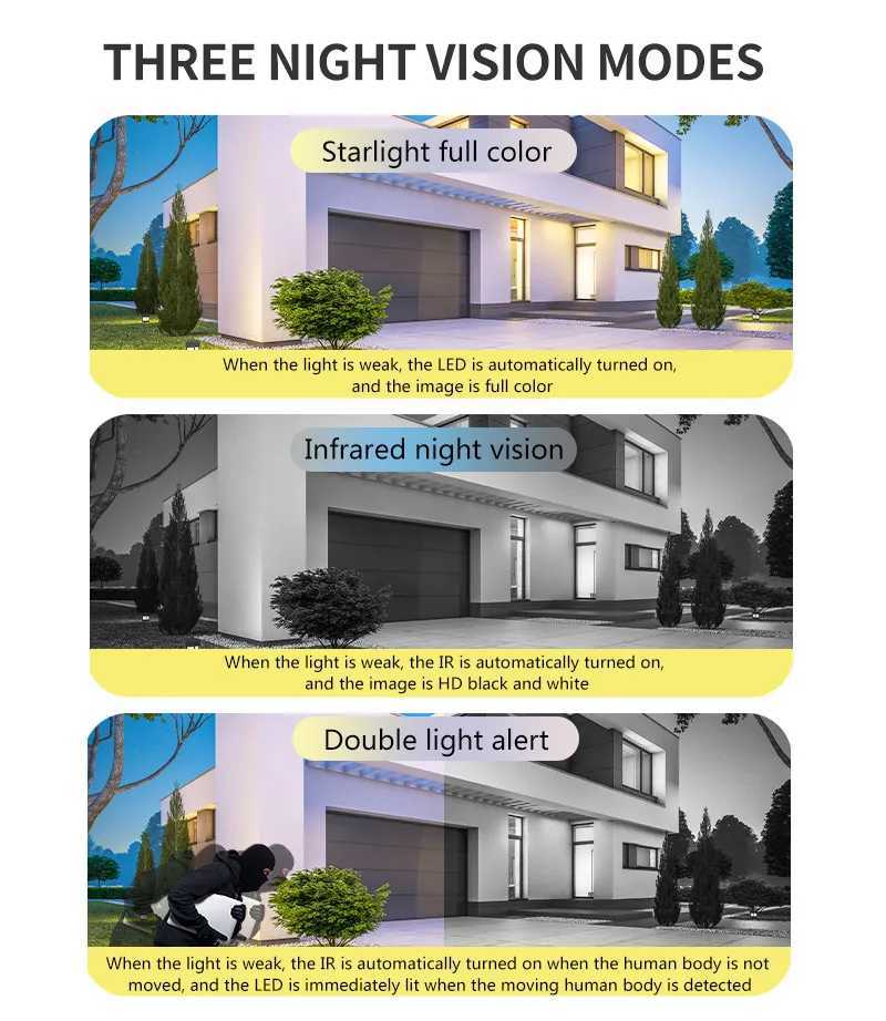 6MP 3K Dual Lens Dual Sn PTZ Wifi Camera Ai Human Detect Auto Tracking Wireless Outdoor Surveillance Camera iCSeeXJ241228