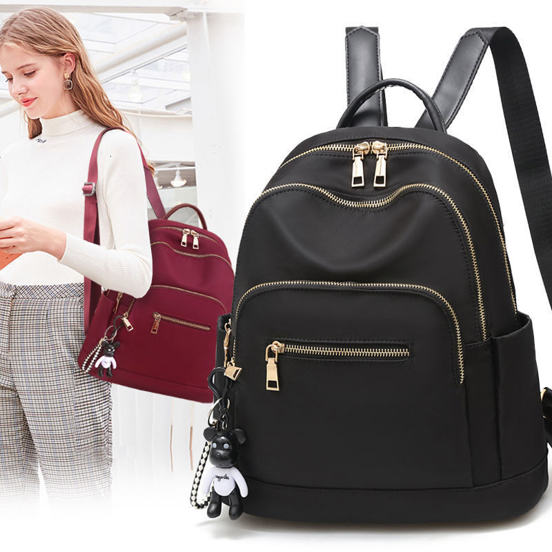 Oxford cloth fashionable leisure travel bag, versatile women, large capacity commuting backpack for women