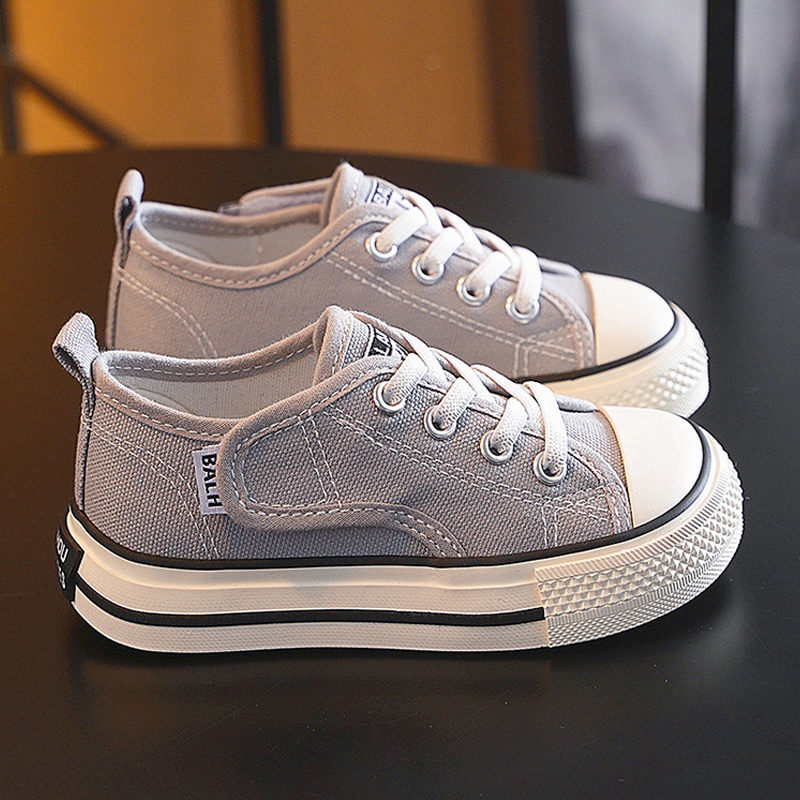 Kids Canvas Sneakers for Toddler Sport Casual Shoes Fashion Youth Children Flats Canvas Shoes Happysteps Boys Girls Kids Loafers Large Size US4c-US5y