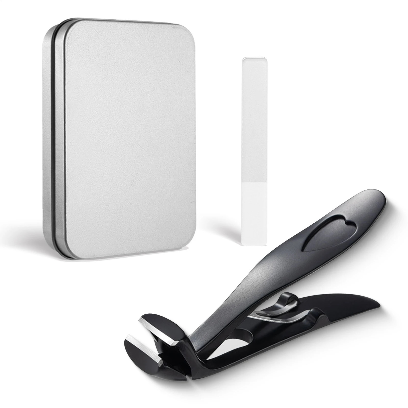 Queenme Angled Head Nail Clippers for Seniors Ergonomic Wide Jaw Opening Toenail Clippers Thick Nails Premium Steel Nail Cutter 241223