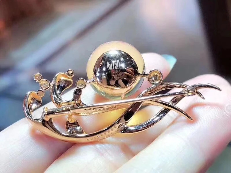 Boutique Jewelry 925 Sterling Silver Inlaid With Natural Gemstones Womens Blue Amber Flower Brooch Spray Gift Girl Part 241227