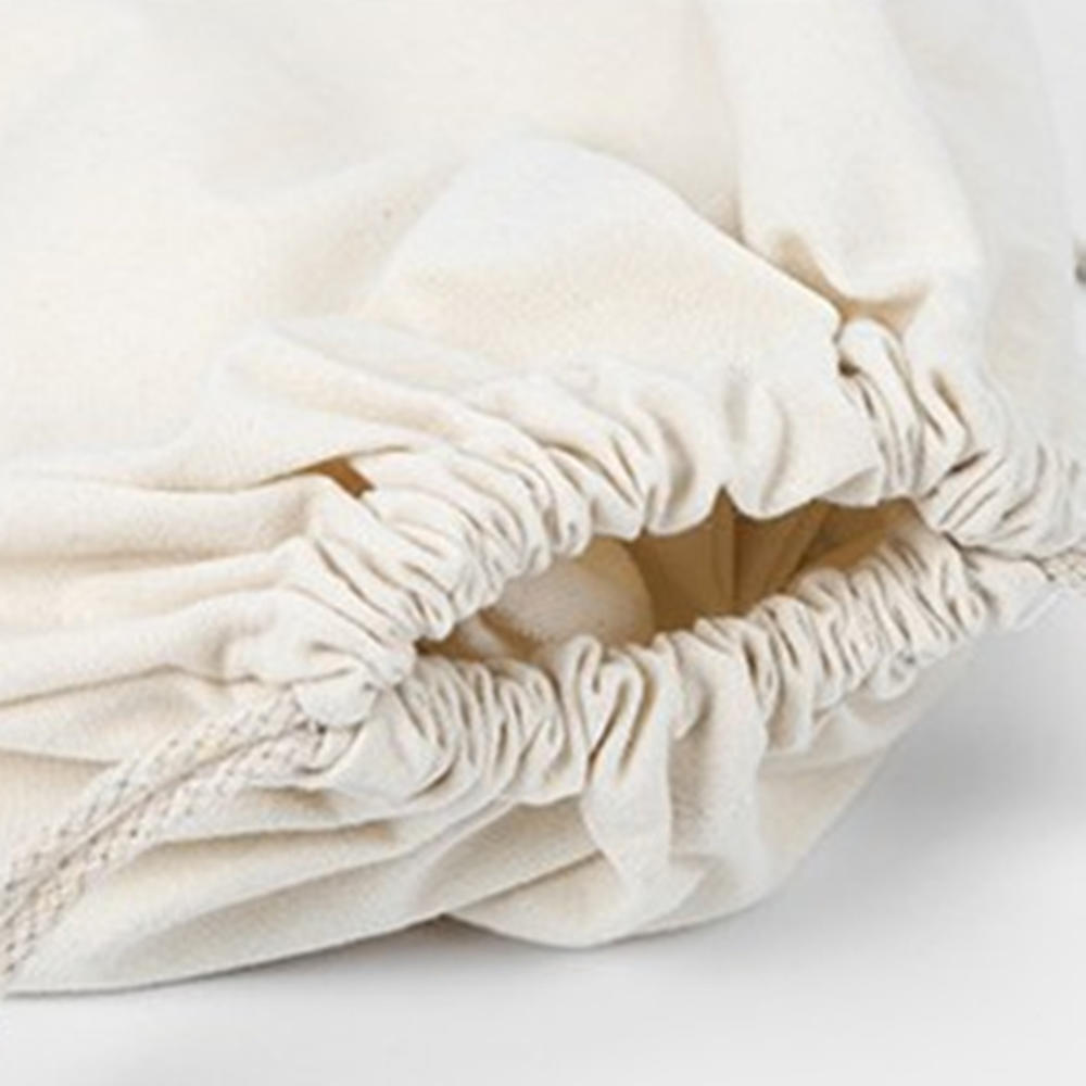 Canvas bag shoulders drawstring bundle pockets shopping student backpack bag cotton Pouch for Gym Traveling storage bag