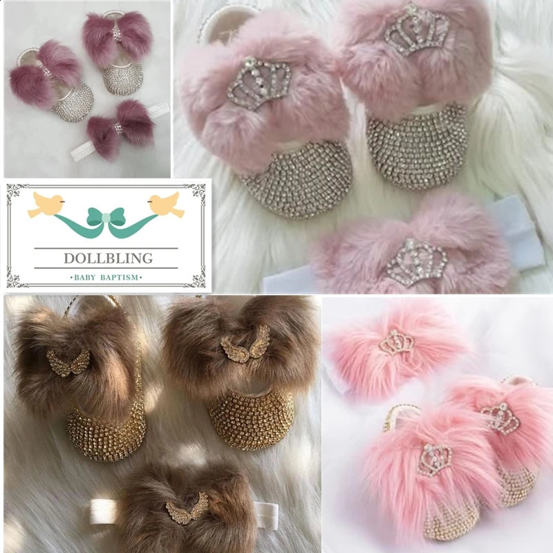 Dollbling Baby Girl Leopard Crown Jewelry Diamond Bling Ballerina Shoes First Communion Outfit Nursery Decoration 241228