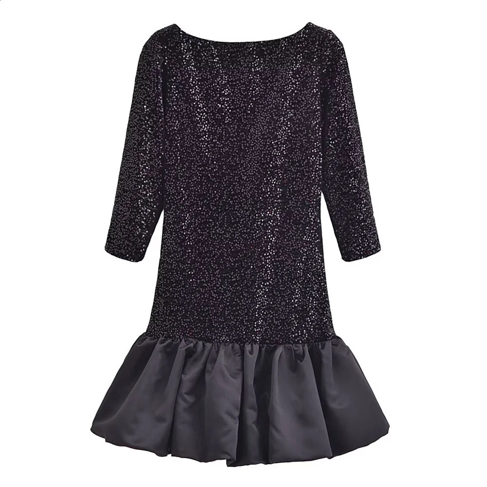 ZAR * Spring/Summer Selling Womens Wear European and American Style Fashionable Sequin Dress 241220