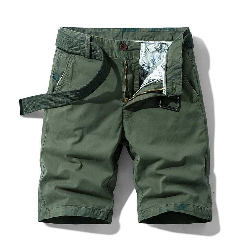 New Summer 00% Cotton Cargo Shorts Men Fashion Breeche Bermuda Beach Jogger Shorts Tactical Casual Shorts Male Dropshipping W250621