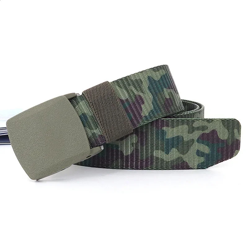 110120130140150160170cm Camo Belts Casual Jeans Accessories ed Sports Outdoor for Men Women 241225