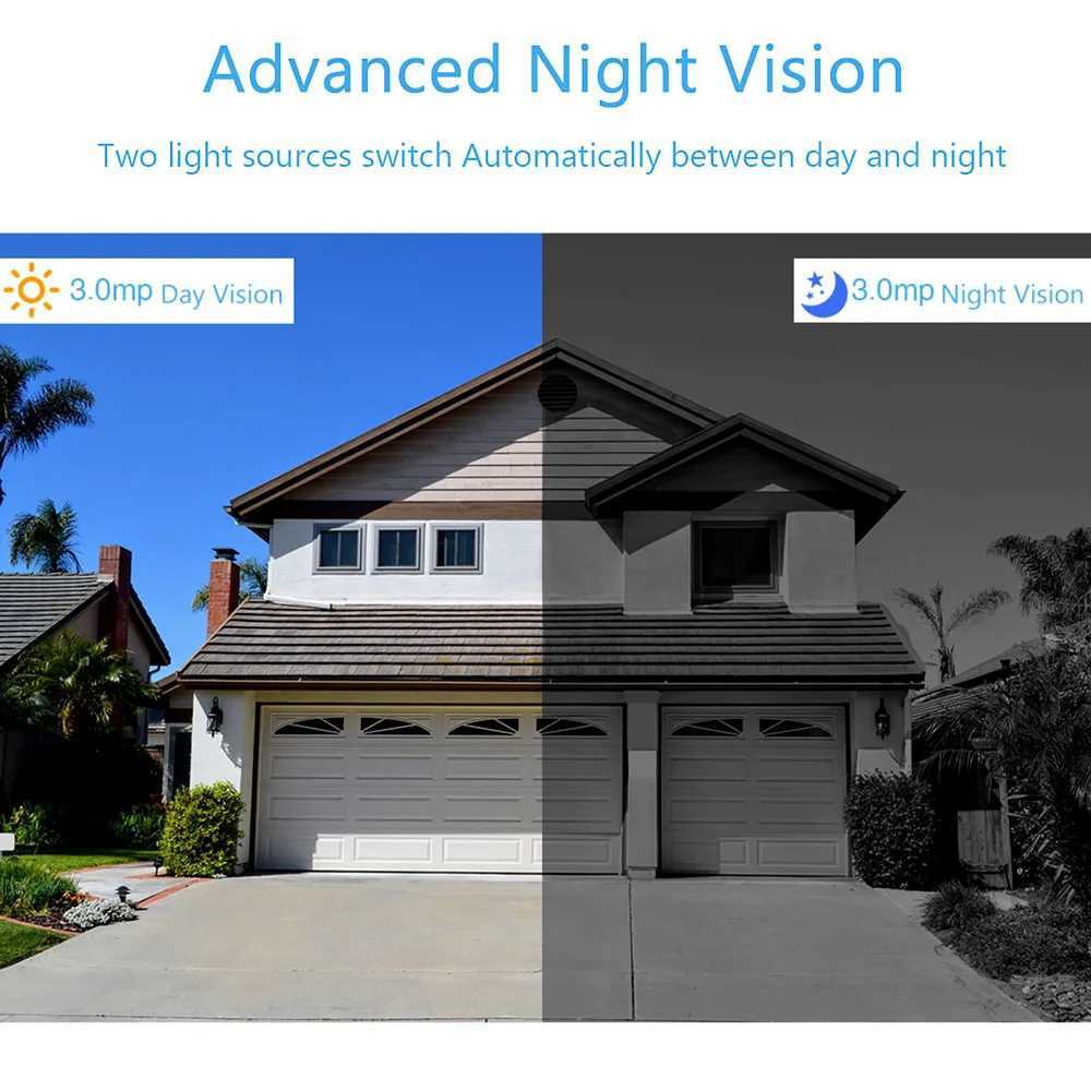 3.0MP IP Camera Security Camera Surveillance System Intelligent Motion Detection and Alerts SystemXJ241228