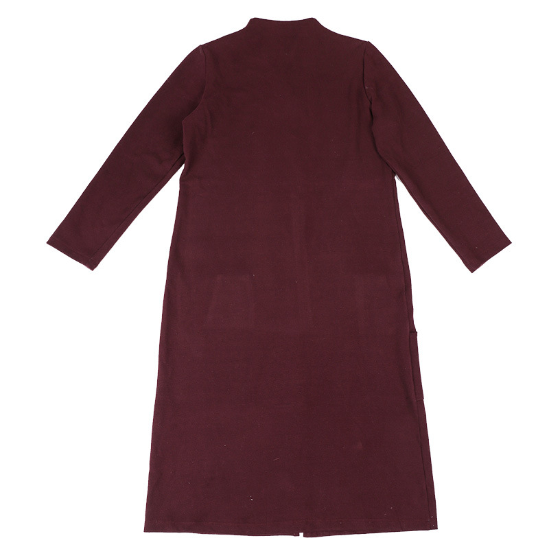 D95810 knitted skirt custom cheongsam one-piece skirt retro ethnic style clothing custom